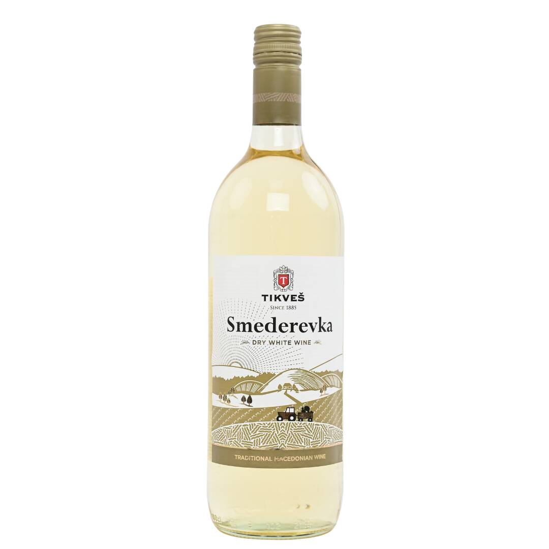 VINO TIKVEŠ SMEDEREVKA 1L Tikveš Smederevka 1L